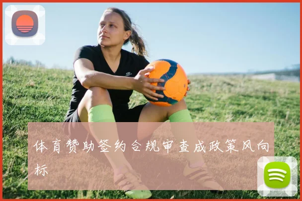 体育赞助签约合规审查成政策风向标